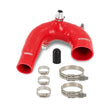 Load image into Gallery viewer, Mishimoto 2016+ Polaris RZR XP Turbo Silicone Intake J-Tube - Red - Main Product View