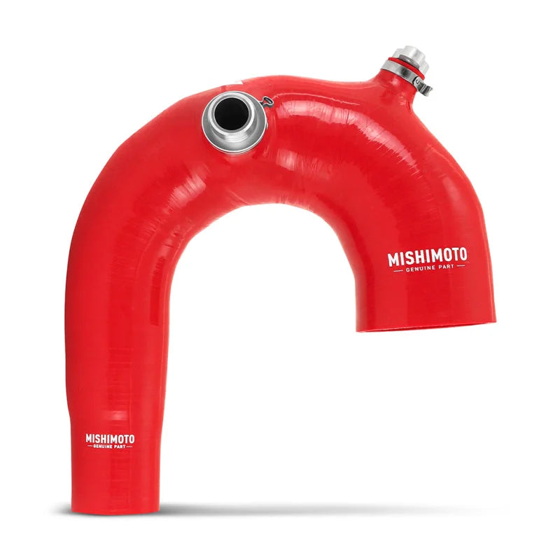 Mishimoto 2016+ Polaris RZR XP Turbo Silicone Intake J-Tube - Red - Additional View 12