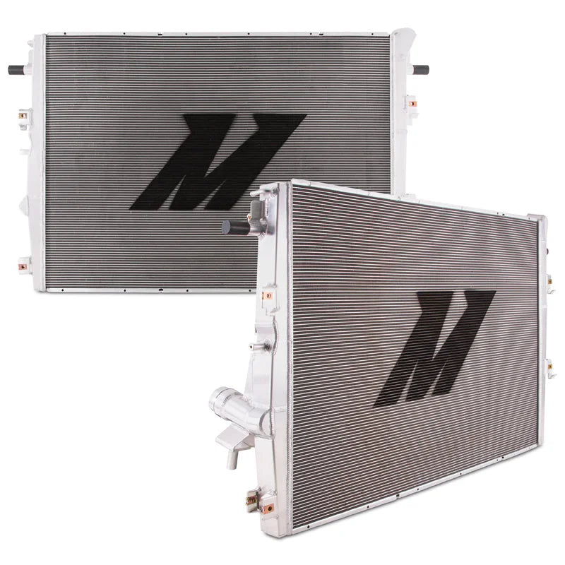 Mishimoto 2017+ Ford 6.7L Powerstroke Aluminum Primary Radiator - Main Product View