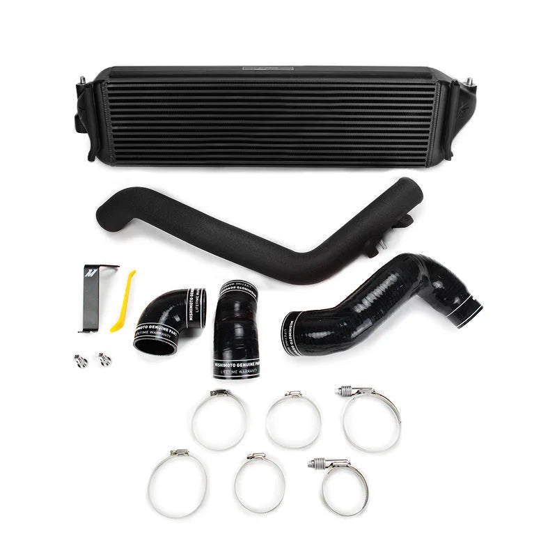 Mishimoto 2017+ Honda Civic Type R Intercooler Kit - Black Intercooler Black Pipes - Main Product View