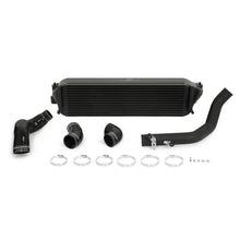Load image into Gallery viewer, Mishimoto 2017+ Honda Civic Type R Intercooler Kit - Black Intercooler Black Pipes - Side View