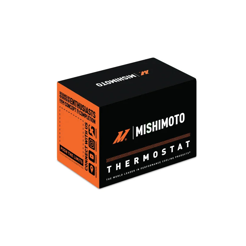 Mishimoto 2018+ Jeep Wrangler JL / 2020+ Gladiator (3.6L) Thermostat w/ Aluminum Housing - 90C - Back View