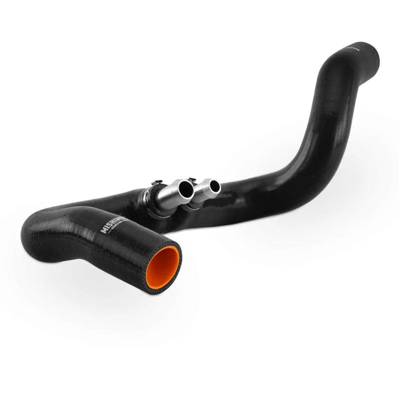 Mishimoto 2018+ Jeep Wrangler JL / Gladiator JT 3.6L AT Black Silicone Radiator Coolant Hose Kit - Side View