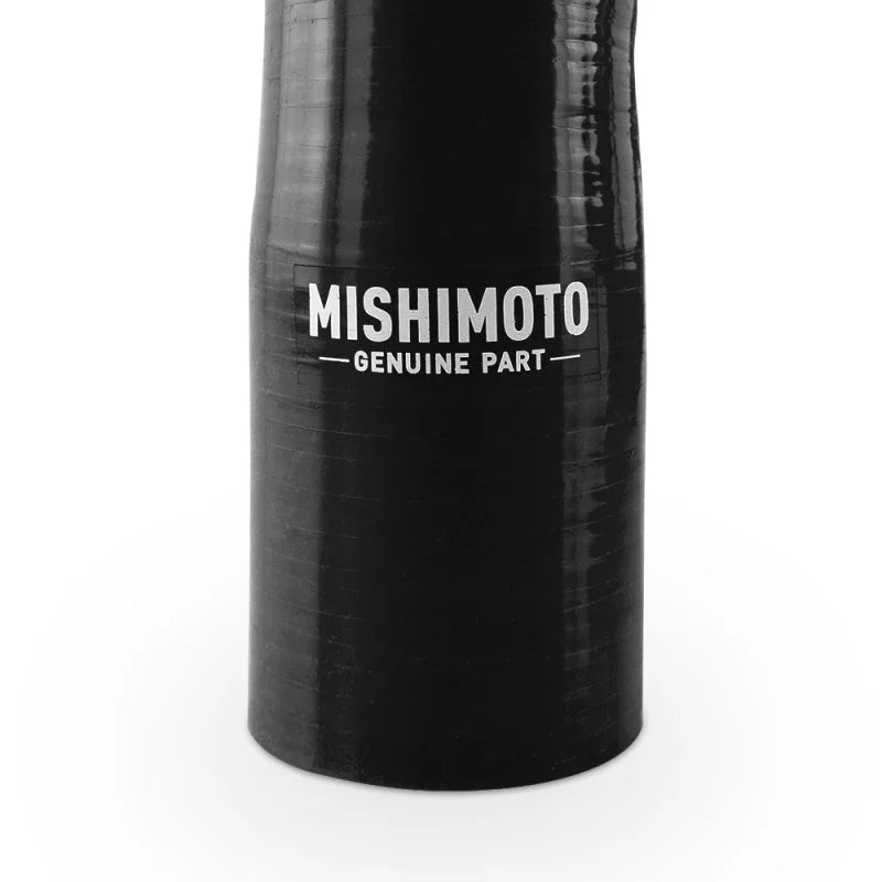 Mishimoto 2018+ Jeep Wrangler JL / Gladiator JT 3.6L AT Black Silicone Radiator Coolant Hose Kit - Back View