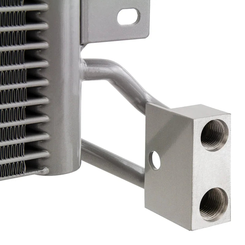 Mishimoto 2018+ Jeep Wrangler JL Performance Transmission Cooler - Side View