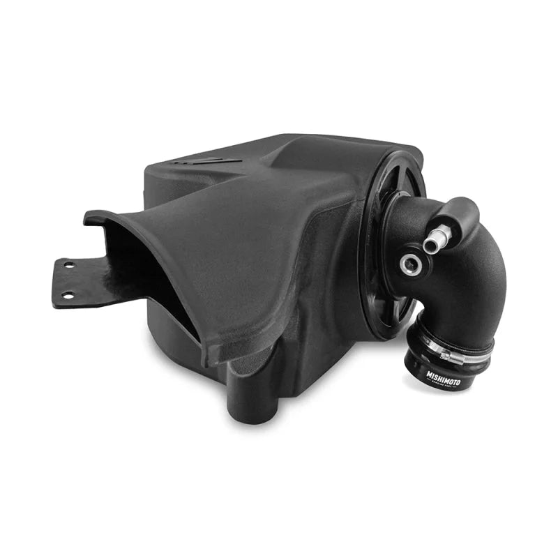 Mishimoto 2019+ Ford Ranger 2.3L EcoBoost Air Intake w/ Oiled Filter - Side View