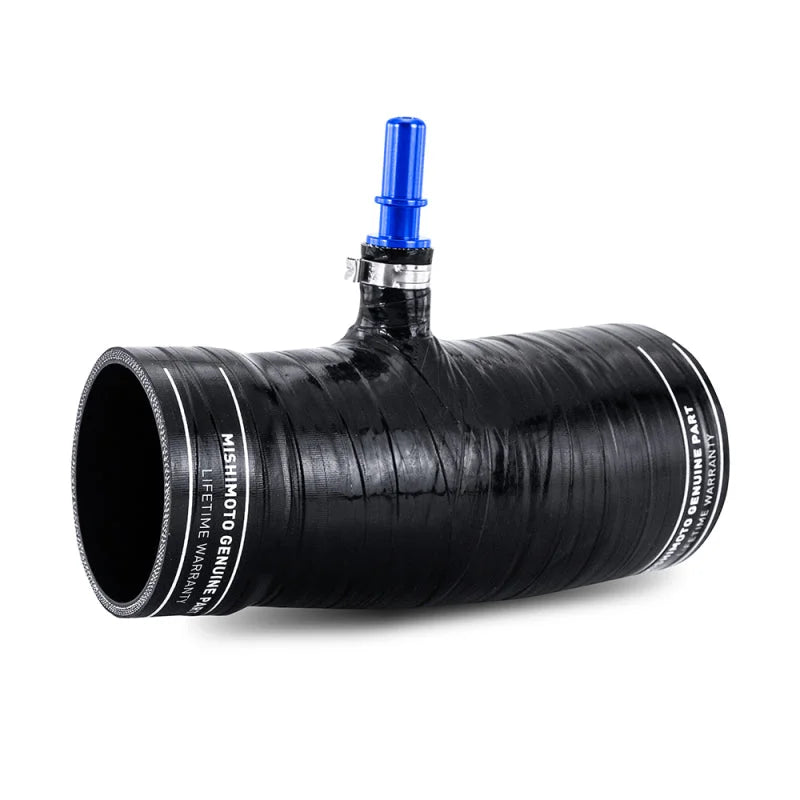 Mishimoto 2019+ Ford Ranger 2.3L Intercooler Pipe & Boot Kit - Micro-Wrinkle Black - Side View