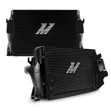 Load image into Gallery viewer, Mishimoto 2019+ Ram 6.7L Cummins Intercooler Kit BK Cooler P Pipes - Installation View