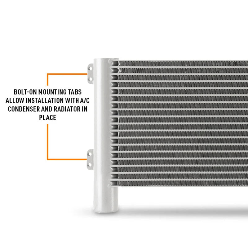 Mishimoto 2019+ Ram 6.7L Cummins Transmission Cooler - Side View