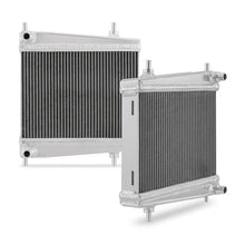 Load image into Gallery viewer, Mishimoto 2020+ Toyota Supra Aluminum Auxiliary Radiators - Main Product View