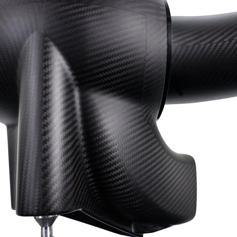 Mishimoto 2021+ BMW G8X M3/M4 Performance Intake Carbon Fiber Matte - Back View