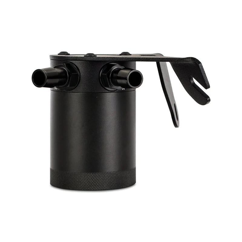 Mishimoto 2021+ Ford Bronco 2.3L Baffled Oil Catch Can - PCV Side - Black - Installation View