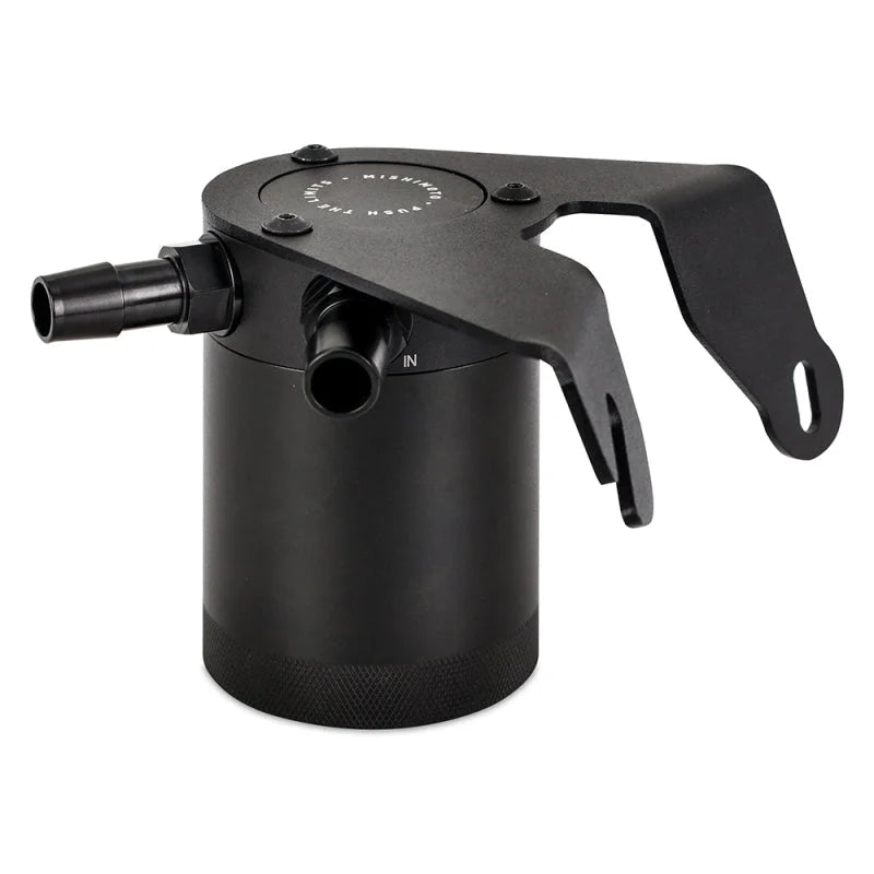 Mishimoto 2021+ Ford Bronco 2.3L Baffled Oil Catch Can - PCV Side - Black - Additional View 6