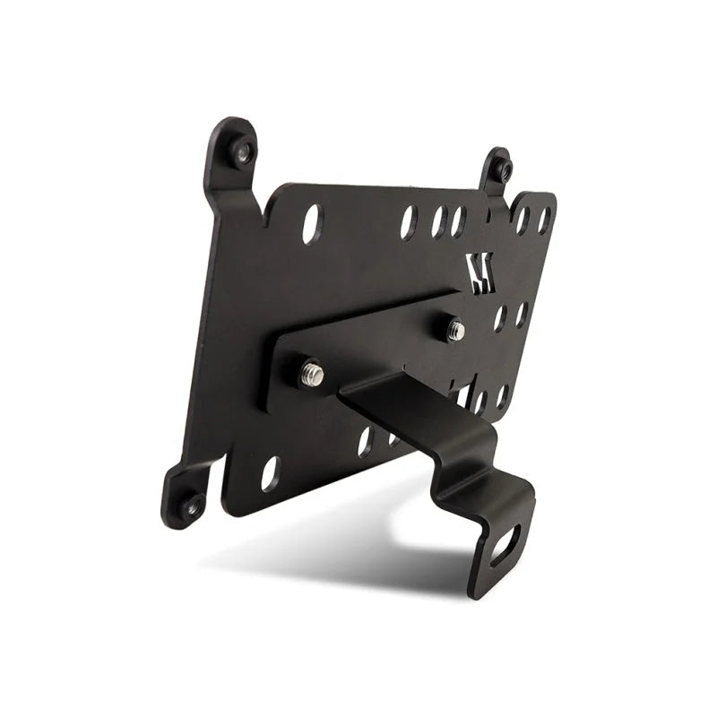 Mishimoto 2021+ Ford Bronco Plastic Bumper License Plate Relocation - Side View