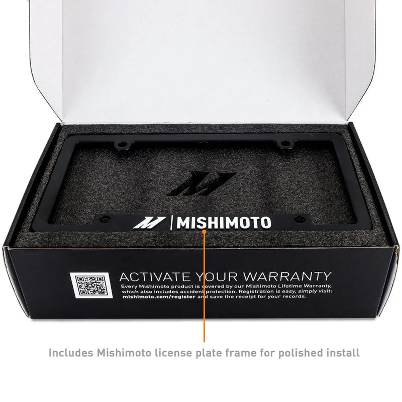 Mishimoto 2022+ Chevy 1500 Tow Hook License Plate Relocation Bracket - Back View