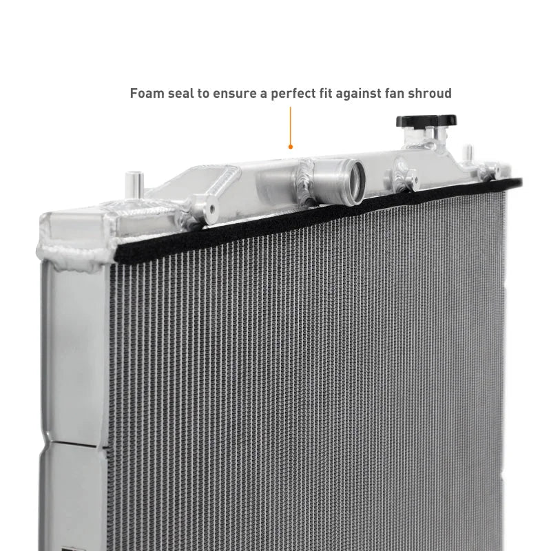 Mishimoto 2022+ Honda Civic 1.5T Performance Aluminum Radiator - Side View