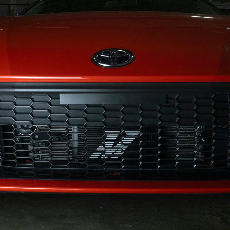 Mishimoto 2022+ Subaru BRZ/Toyota GR86 Oil Cooler Kit - Black - Side View