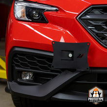 Load image into Gallery viewer, Mishimoto 2022+ Subaru WRX License Plate Relocation Kit - Back View