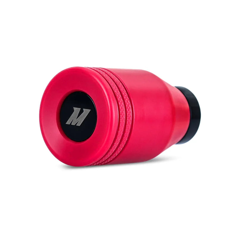 Mishimoto 2022+ Subaru WRX Shift Knob Red on Black - Side View