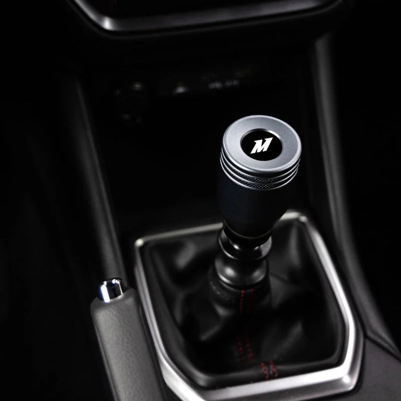 Mishimoto 2022+ Subaru WRX Shift Knob Red on Black - Back View