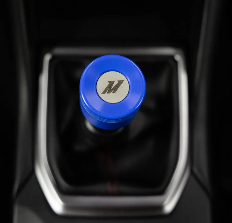 Mishimoto 2022+ Subaru WRX Shift Knob World Rally Blue - Side View