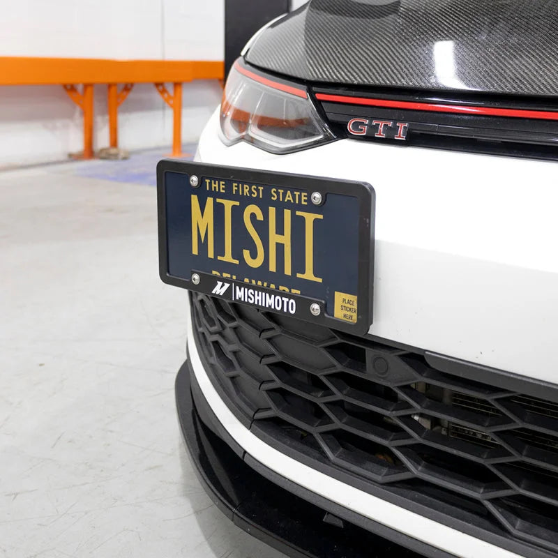 Mishimoto 2022+ Volkswagen GTI MK8 License Plate Relocation Kit - Side View