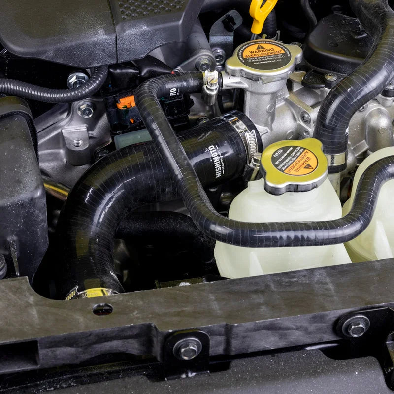 Mishimoto 2023+ Nissan Z Silicone Coolant Hose Kit - Black - Back View