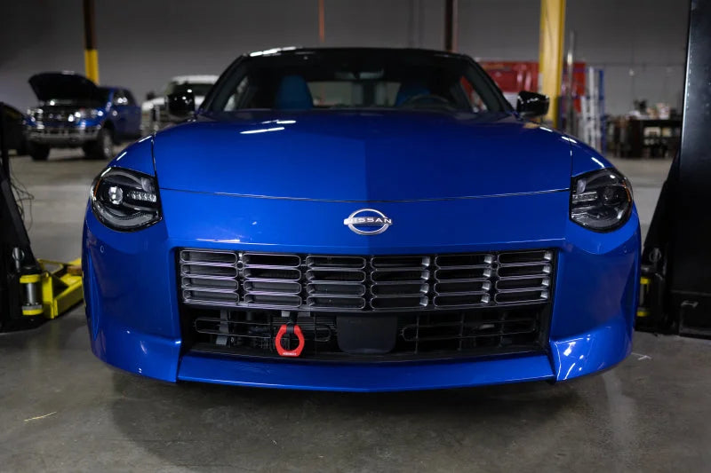 Mishimoto 2023+ Nissan Z Tow Hook (Front) Red - Back View