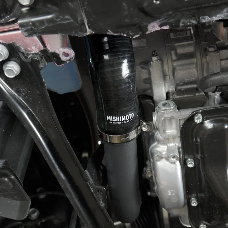 Mishimoto 2023+ Toyota GR Corolla Intercooler & Pipe Kit - Black Cooler - Black Pipes - Additional View 6