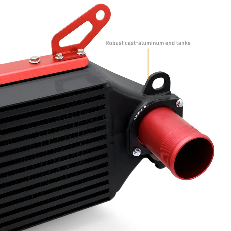 Mishimoto 2023+ Toyota GR Corolla Intercooler & Pipe Kit - Black Cooler - Black Pipes - Additional View 9