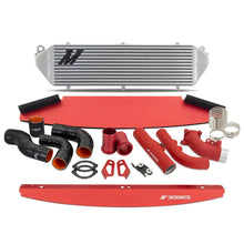 Load image into Gallery viewer, Mishimoto 2023+ Toyota GR Corolla Intercooler &amp; Pipe Kit - Silver Cooler - Red Pipes - Main Product View