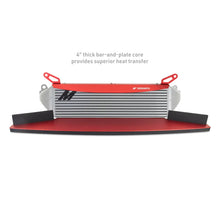 Load image into Gallery viewer, Mishimoto 2023+ Toyota GR Corolla Intercooler &amp; Pipe Kit - Silver Cooler - Red Pipes - Installation View
