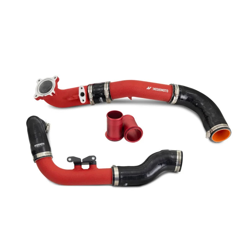 Mishimoto 2023+ Toyota GR Corolla Intercooler Pipe Kit - Wrinkle Red - Additional View 8