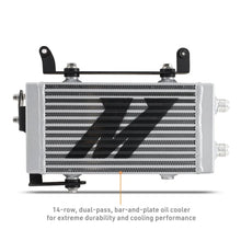 Load image into Gallery viewer, Mishimoto 2023+ Toyota GR Corolla Oil Cooler Kit - Thermostatic - Silver - Back View