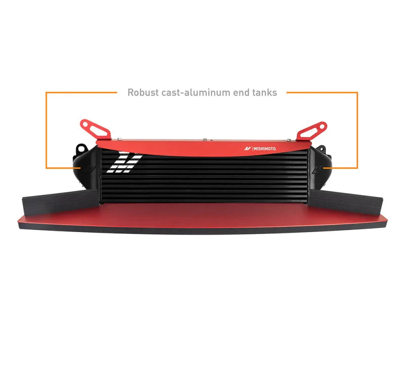 Mishimoto 2023+ Toyota GR Corolla Performance Intercooler - Black - Installation View
