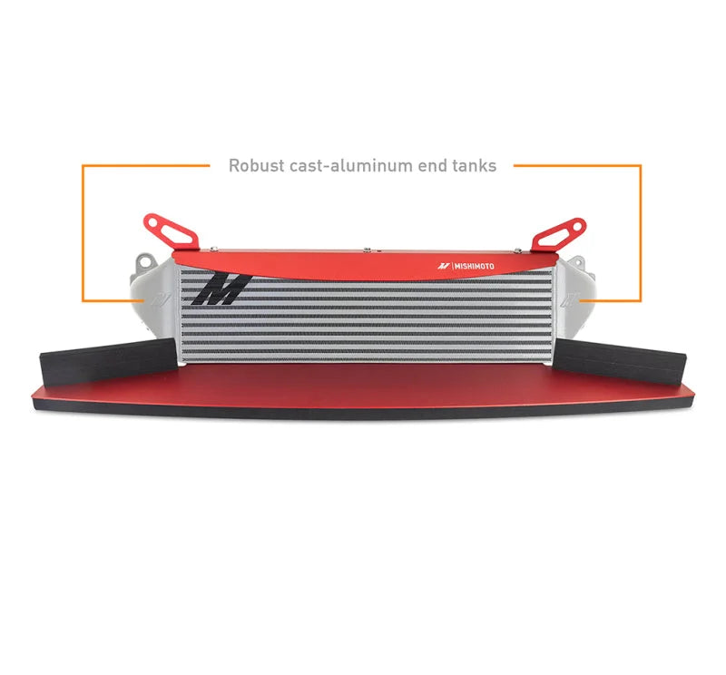 Mishimoto 2023+ Toyota GR Corolla Performance Intercooler - Silver - Back View