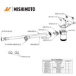 Load image into Gallery viewer, Mishimoto 2024+ Ford Mustang 2.3L EcoBoost Oil Catch Can PCV Side - Back View