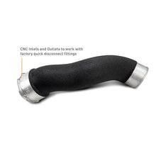 Load image into Gallery viewer, Mishimoto 2024+ Ford Mustang EcoBoost Charge Pipes -  Wrinkle Black - Back View