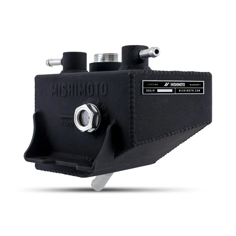 Mishimoto 2024+ Ford Mustang V8/2.3L EcoBoost Expansion Tank - Black - Installation View