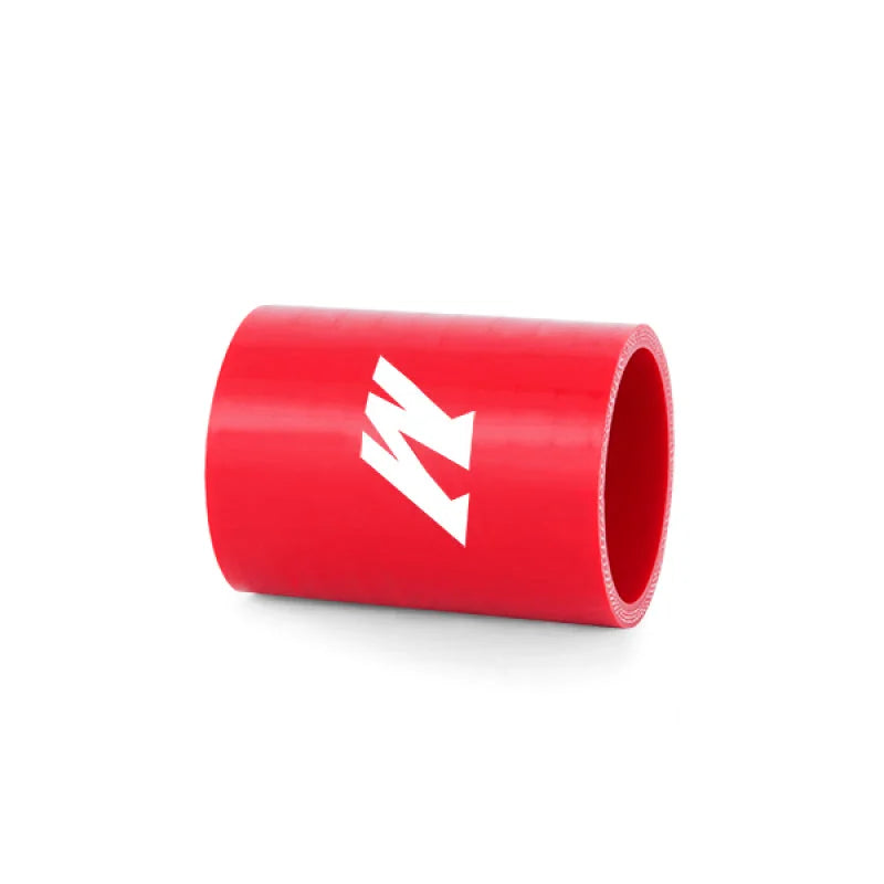Mishimoto 2.0in Straight Coupler - Red - Back View
