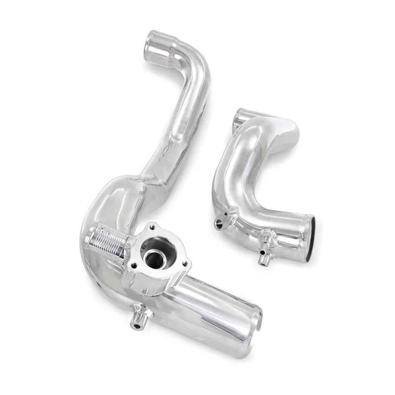 Mishimoto 21+ Bronco 2.3L High Mount INT Kit SL Core P Pipes - Back View