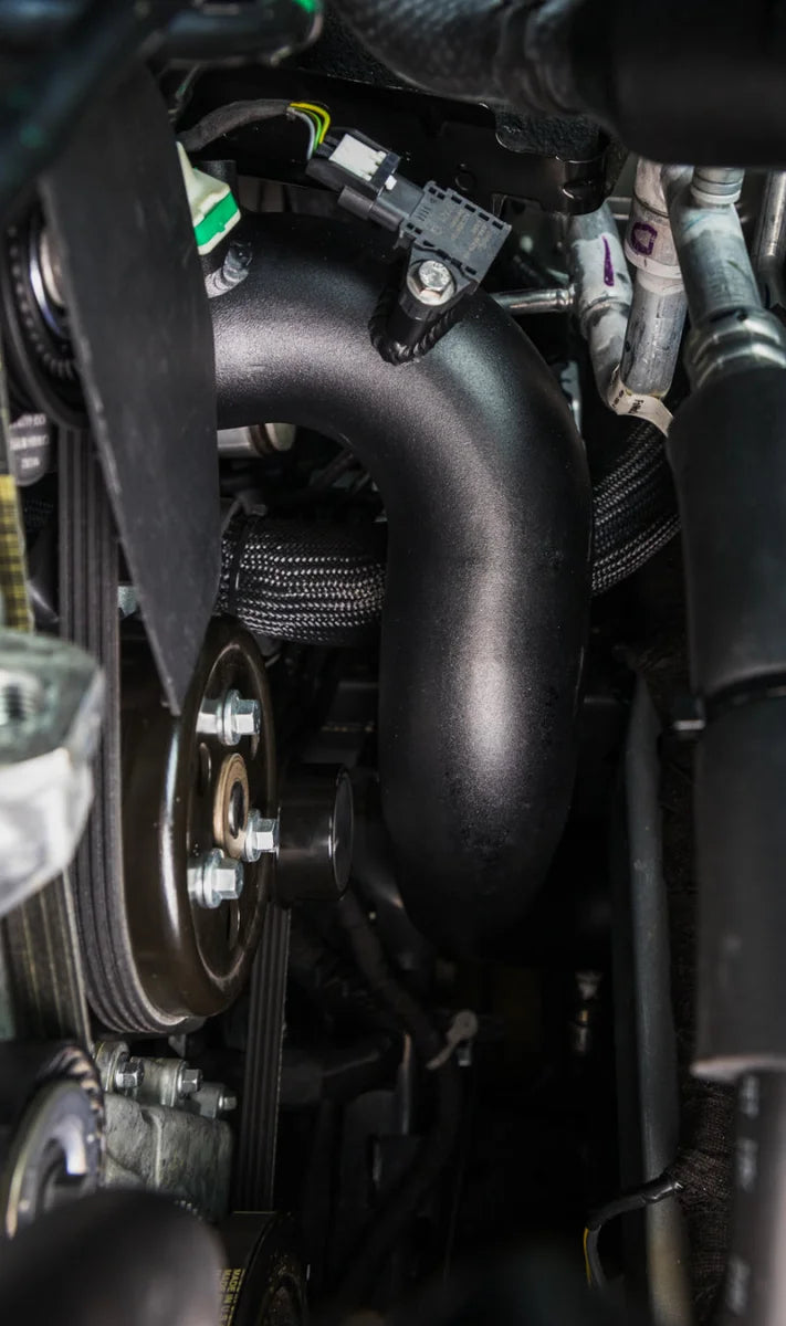Mishimoto 21+ Bronco 2.3L Intercooler Pipe Kit Micro Wrinkle Black - Additional View 9