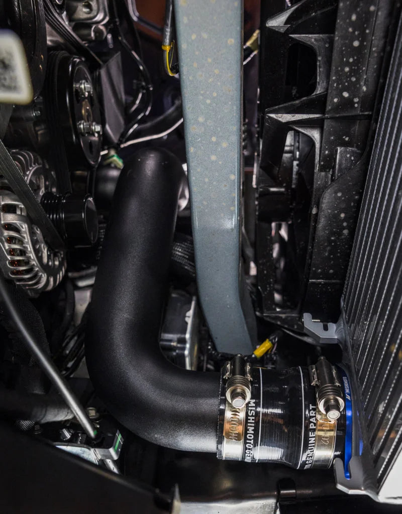 Mishimoto 21+ Bronco 2.3L Intercooler Pipe Kit Micro Wrinkle Black - Additional View 13