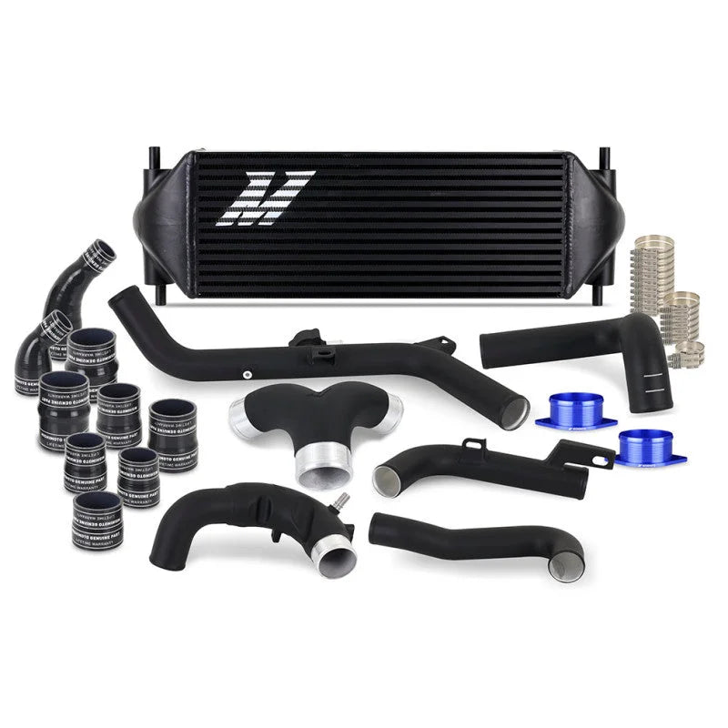 Mishimoto 21+ Bronco 2.7 Stock Location INT Kit MWBK Pipes BK Cooler - Main Product View