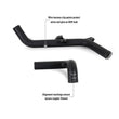 Load image into Gallery viewer, Mishimoto 21+ Bronco 2.7 Stock Location INT Kit MWBK Pipes BK Cooler - Back View
