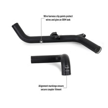Load image into Gallery viewer, Mishimoto 21+ Bronco 2.7 Stock Location INT Kit MWBK Pipes BK Cooler - Back View
