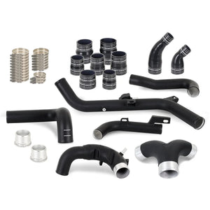Mishimoto 21+ Bronco 2.7L Intercooler Pipe Kit Micro Wrinkle Black - Main Product View