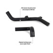 Load image into Gallery viewer, Mishimoto 21+ Ford Bronco 2.7L High Mount INT Kit BK Pipes BK Core - Side View
