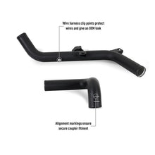 Load image into Gallery viewer, Mishimoto 21+ Ford Bronco 2.7L High Mount INT Kit BK Pipes BK Core - Side View