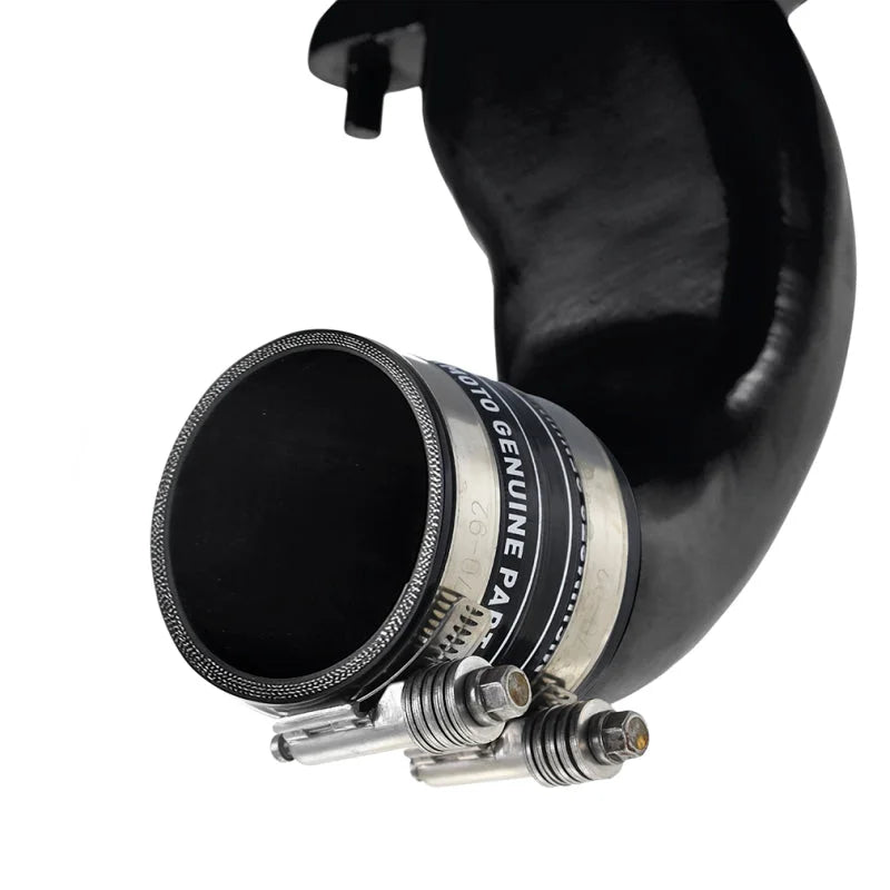 Mishimoto 21+ Ford Bronco 2.7L High Mount INT Kit BK Pipes BK Core - Additional View 5